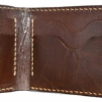 Elegant leather wallet optimized for daily carry