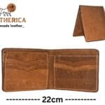golden tan wallet size