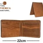 golden tan wallet size