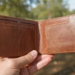 Spacious passport wallet for long-distance travel