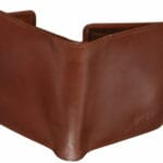 Slim men's zippered wallet designed for practical use