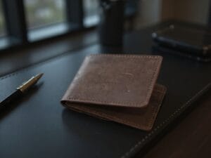 Modern slim wallet designed for minimal carry
