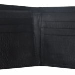 Modern black flip wallet case for practical storage
