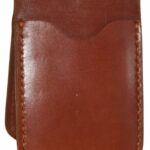 leather money clip holder