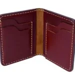 Minimalist leather card holder for everyday use
