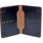 Handmade Leather Passport Wallet – Elegant Travel Companion
