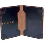 Handmade Leather Passport Wallet – Elegant Travel Companion