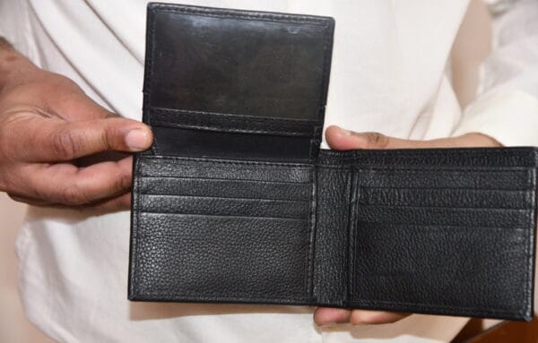 Versatile Black Flip Wallet for Multiple Needs Versatile black flip wallet for personal organization